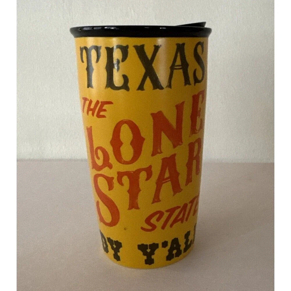 Starbucks Texas Lone Star State Ceramic Travel Mug